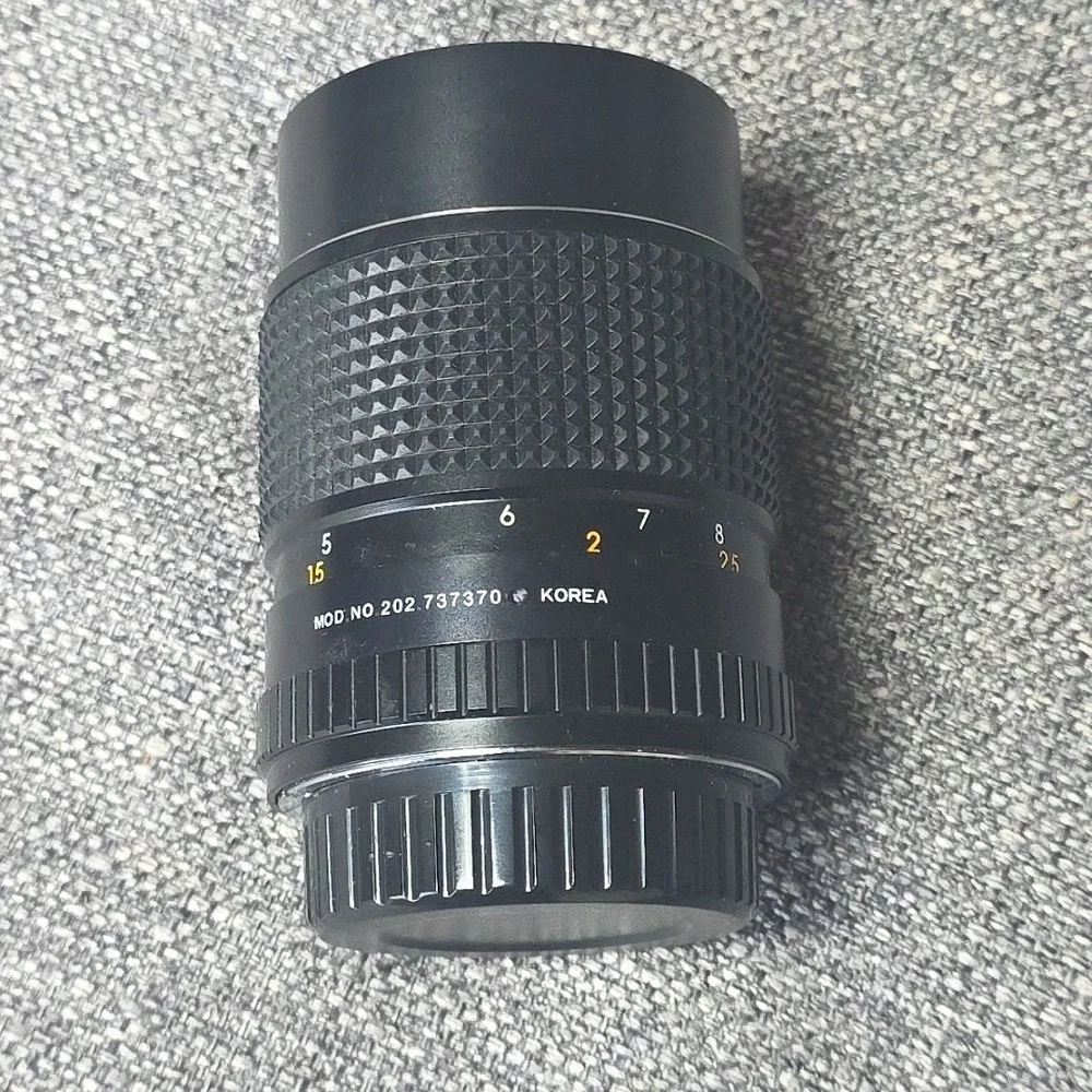 SEARS Multicoated 1:2.8 F=135mm Auto Zoom Lens 960114 W/ Lens Caps Case Vintage